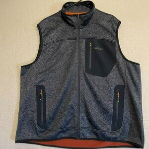 Orvis Men's Softshell Knit Vest in Blue Size XXL Outdoors Fishing Camping